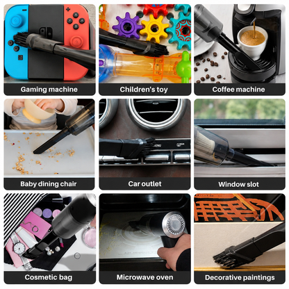 Wireless Vacuum Cleaner for Car & Home – High Power