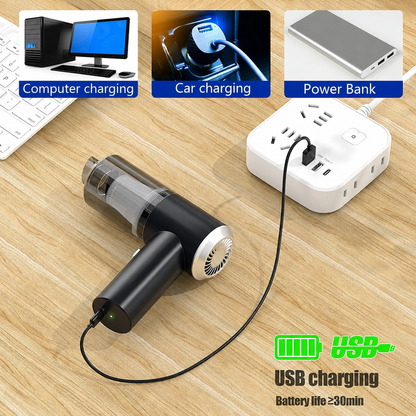 Wireless Vacuum Cleaner for Car & Home – High Power